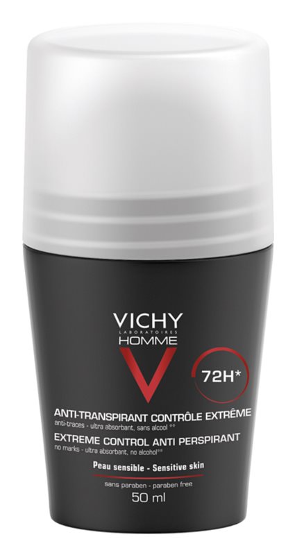 Vichy Homme Deodorant antiperspirant roll-on proti nadměrnému pocení 50 ml